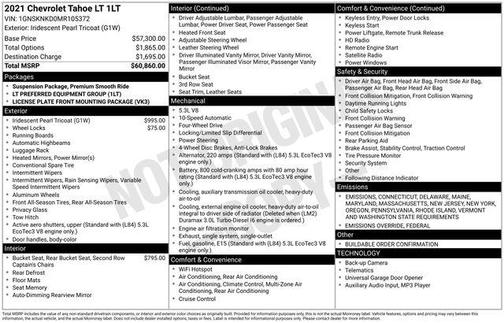 2021 Chevrolet Tahoe LT