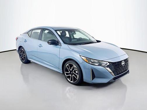 Atlantic Gray Metallic 2025 Nissan Sentra SR