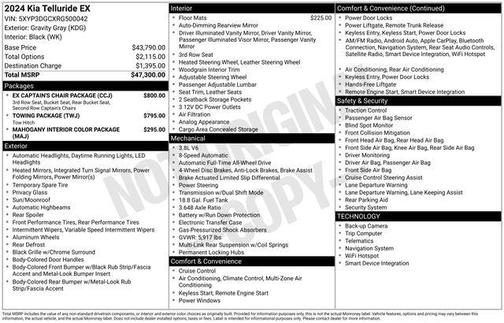 2024 Kia Telluride EX
