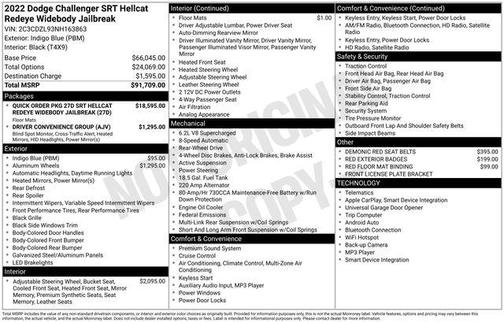 2022 Dodge Challenger SRT Hellcat