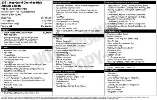 2021 Jeep Grand Cherokee High Altitude