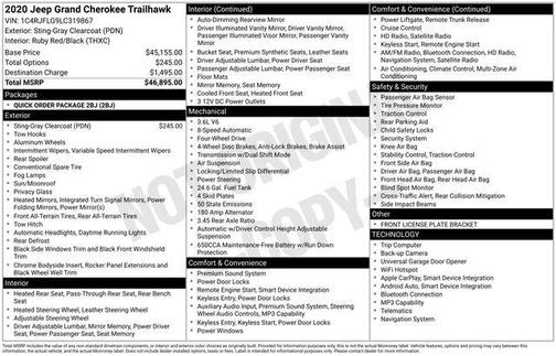 2020 Jeep Grand Cherokee Trailhawk