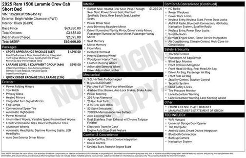 2025 RAM 1500 Laramie