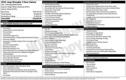 2024 Jeep Wrangler 4-Door Sahara 4x4