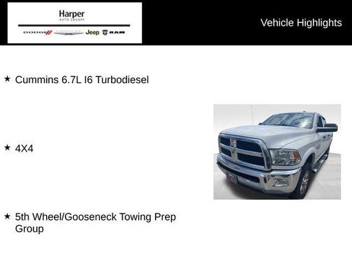 2018 RAM 2500 Tradesman Crew Cab 4x4 6'4' Box