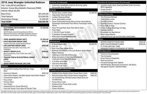 2018 Jeep Wrangler Unlimited Rubicon