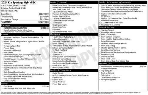 2024 Kia Sportage Hybrid EX