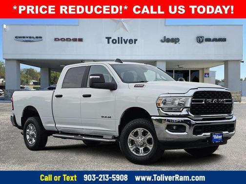 Bright White Clearcoat 2024 RAM 2500 Big Horn Crew Cab 4x4 6'4' Box