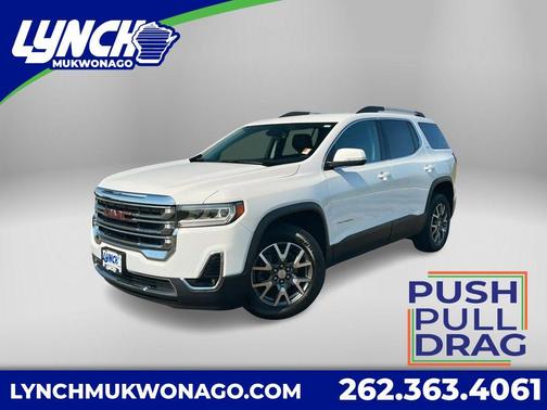 Summit White 2023 GMC Acadia SLT