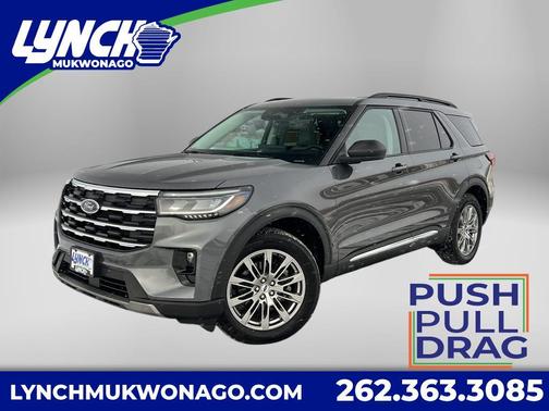 Carbonized Gray Metallic 2025 Ford Explorer Active
