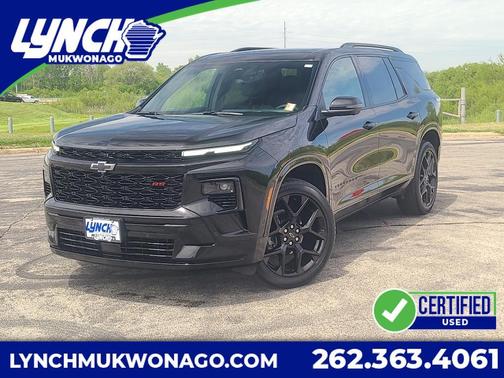 Mosaic Black Metallic 2026 Chevrolet Traverse RS
