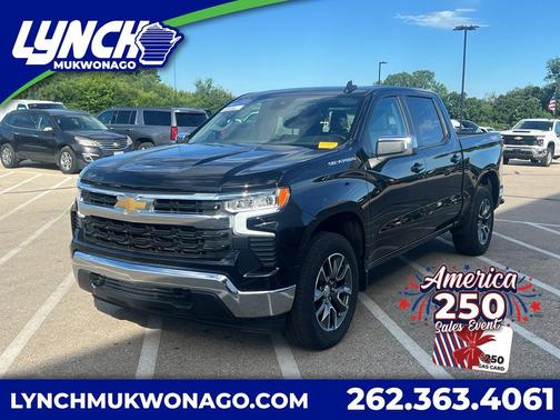 Black 2024 Chevrolet Silverado 1500 LT