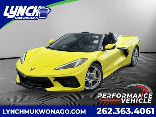 Accelerate Yellow Metallic 2024 Chevrolet Corvette Stingray w/3LT