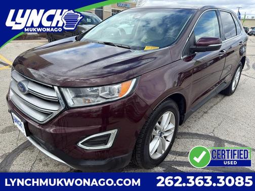 Burgundy Velvet Metallic Tinted Clearcoat 2018 Ford Edge SEL