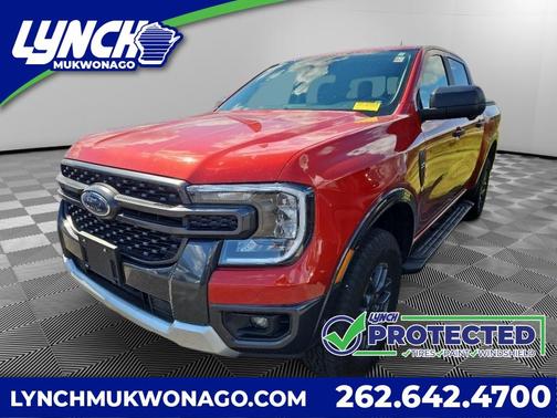 Hot Pepper Red Metallic Tinted Clearcoat 2024 Ford Ranger XLT