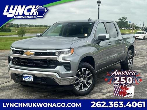 Sterling Gray Metallic 2024 Chevrolet Silverado 1500 LT