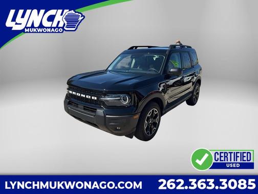 Shadow Black 2025 Ford Bronco Sport Outer Banks