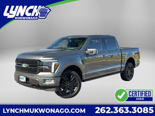 Gray Metallic 2025 Ford F-150 Platinum
