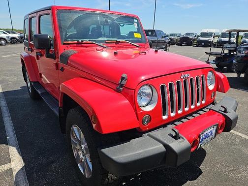 Firecracker Red 2017 Jeep Wrangler Unlimited Sahara
