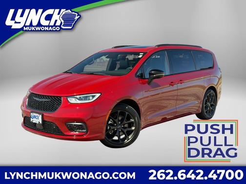 Red 2025 Chrysler Pacifica Limited