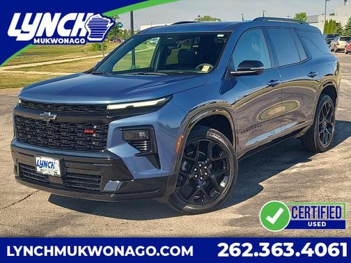 Lakeshore Blue Metallic 2026 Chevrolet Traverse RS