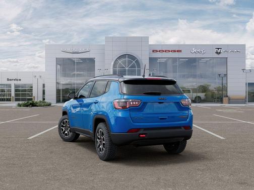 Hydro Blue Pearlcoat 2026 Jeep Compass Trailhawk