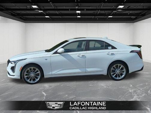 Summit White 2023 Cadillac CT4 Sport