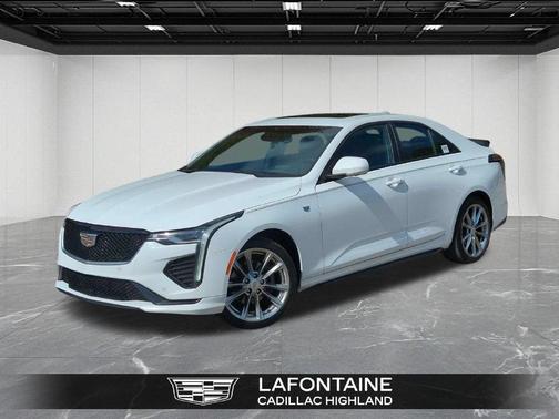 Summit White 2023 Cadillac CT4 Sport