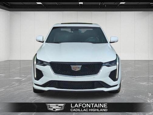 Summit White 2023 Cadillac CT4 Sport
