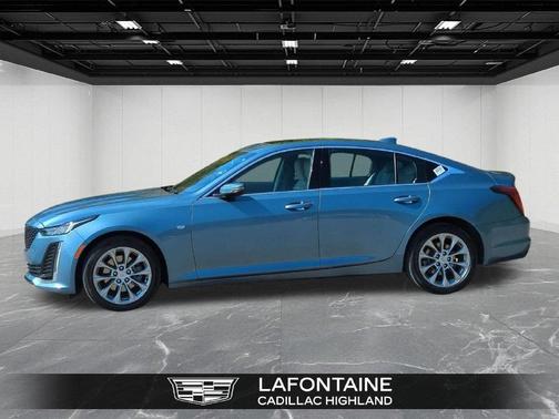 Midnight Steel Metallic 2024 Cadillac CT5 Premium Luxury