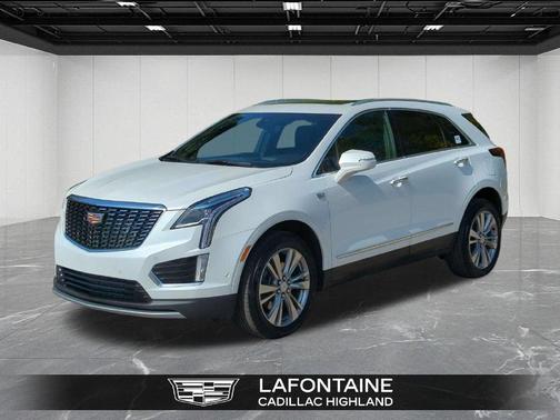 Crystal White Tricoat 2024 Cadillac XT5 Premium Luxury