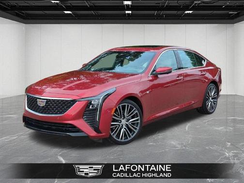 Radiant Red Tintcoat 2025 Cadillac CT5 Premium Luxury