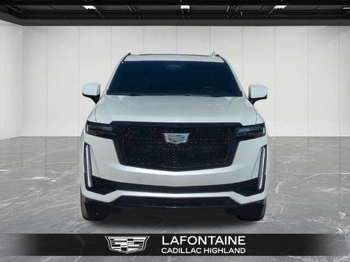 Crystal White Tricoat 2024 Cadillac Escalade Sport Platinum