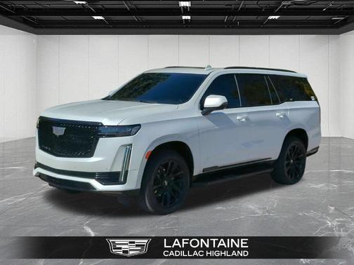 Crystal White Tricoat 2024 Cadillac Escalade Sport Platinum