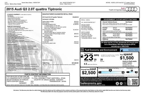 Photo 2 of 27 of 2015 Audi Q3 2.0T Premium Plus