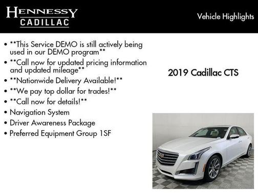 2019 Cadillac CTS 2.0L Turbo Luxury