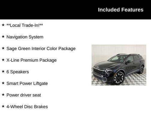 Ebony Black 2024 Kia Sportage X-Line