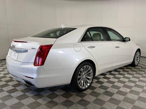 Crystal White Tricoat 2016 Cadillac CTS 3.6L Luxury
