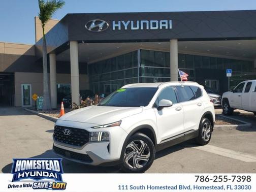 Serenity White Pearl 2023 Hyundai SANTA FE SEL 2.4
