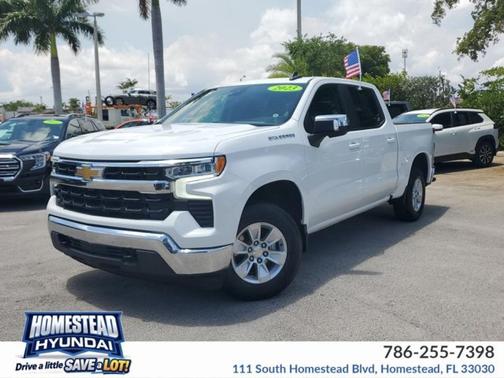 Summit White 2023 Chevrolet Silverado 1500 LT