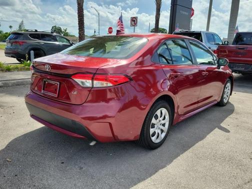 Ruby Flare Pearl 2022 Toyota Corolla LE