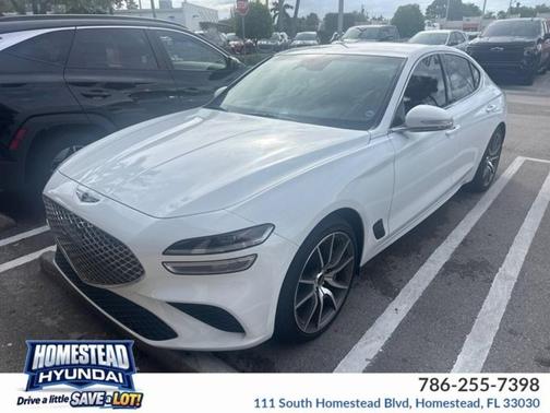Alta White 2025 Genesis G70 2.5T RWD