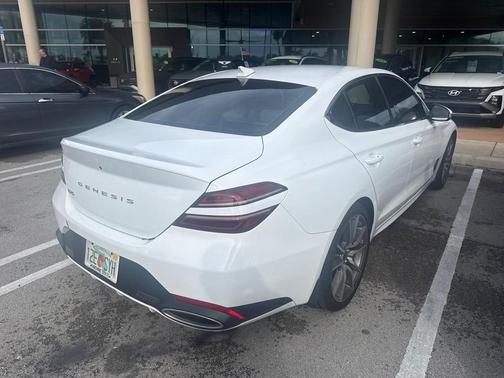 Alta White 2025 Genesis G70 2.5T RWD