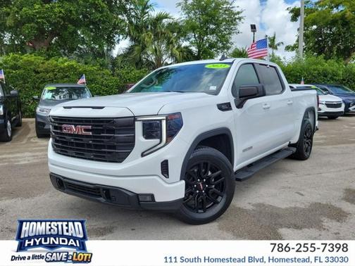 Summit White 2023 GMC Sierra 1500 Elevation