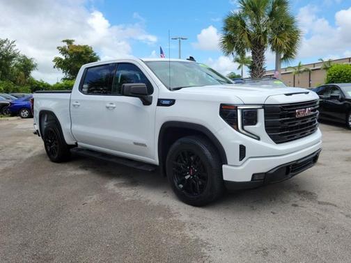 Summit White 2023 GMC Sierra 1500 Elevation