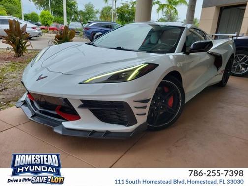 Arctic White 2020 Chevrolet Corvette Stingray w/3LT