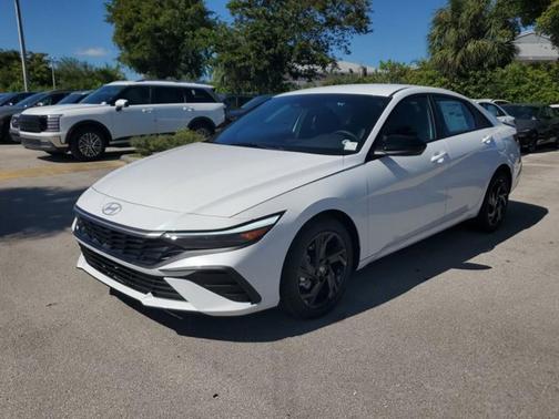 Serenity White 2026 Hyundai ELANTRA Sport