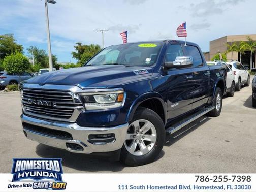 Patriot Blue Pearlcoat 2022 RAM 1500 Laramie