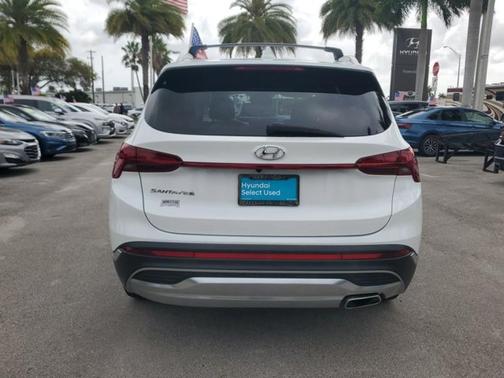 Quartz White 2022 Hyundai SANTA FE SEL 2.4