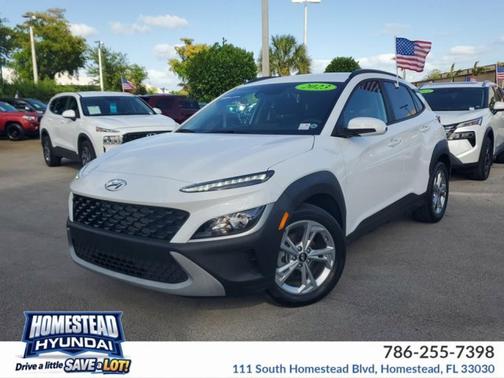 Lunar White 2023 Hyundai KONA SEL